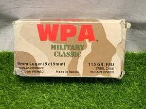 50 Rounds 9mm Ammo Ammunition
