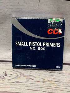 100 Small Pistol Primers No.500