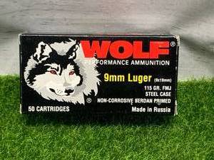 50 Rounds 9mm Ammo Ammunition