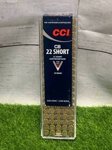 100 Rounds .22 CB Short Subsonic Ammo Ammunition