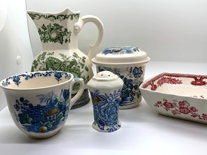 lot 18 image: Transferware Ironstone by Masons