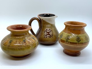 lot 40 image: Four Pieces of Decorative VasesPitcher