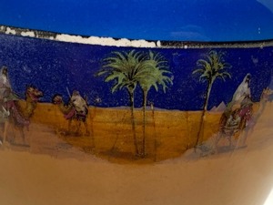 lot 39 image: Antique Transferware Vase