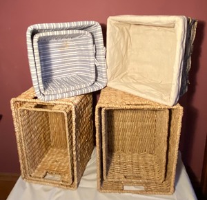 lot 98 image: Seven Wicker Baskets
