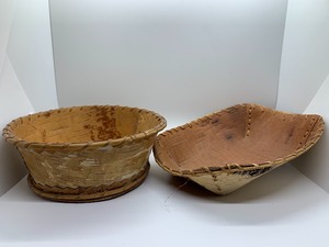lot 113 image: Two Birch Baskets