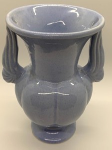 lot 118 image: Niloak Blue Double Handled Vase