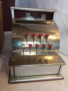lot 231 image: Vintage Junior Merchant Cash Register
