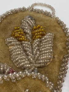 lot 136 image: Two Victorian Beaded Cushions