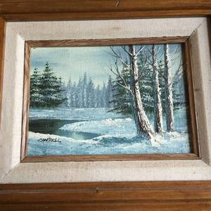 lot 249 image: Oil On Canvas Painting