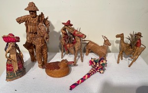 lot 188 image: Straw Figures and More