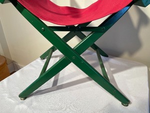lot 193 image: Red and Green Directors Chair