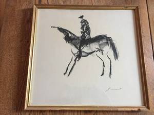 lot 338 image: Walter Quirt Framed Art
