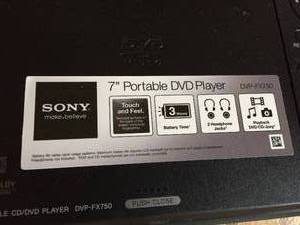 lot 312 image: 7 Inch Portable DVD Player