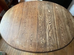 lot 287 image: Vintage Wooden Drop Leaf Table