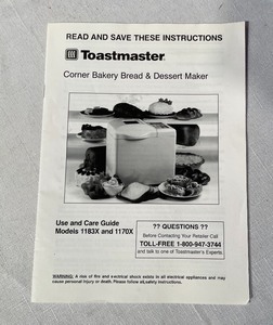 lot 307 image: Toastmaster Bread and Dessert Maker