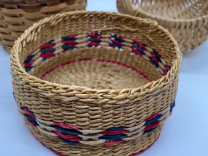 lot 134 image: Three Woven Baskets