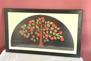 lot 250 image: Warren Kimble Framed Apple Tree Print