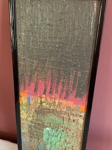 lot 322 image: Abstract Framed Art