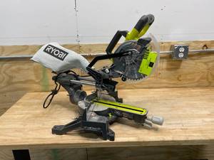 lot 11 image: RYOBI 7-14 in. Compound Sliding Miter Saw