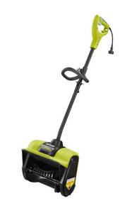 lot 21 image: RYOBI 12 in. 10 Amp Corded Electric Snow Blower Shovel