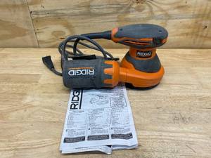 lot 35 image: RIDGID 3 Amp Corded 5 in. Random Orbital Sander with AIRGUARD Technology