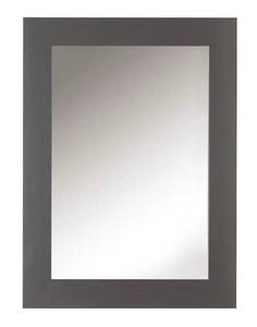 lot 45 image: HOME DECORATORS COLLECTION 22 in. W x 30 in. H Framed Rectangular Bathroom Vanity Mirror in Dark Charcoal