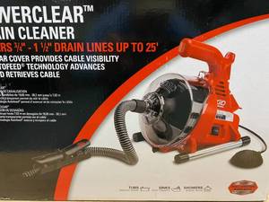 lot 49 image: RIDGID PowerClear Drain Cleaner