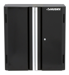 lot 67 image: HUSKY 29 in. H x 28 in. W x 12 in. D Steel Garage Wall Cabinet