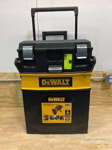 lot 83 image: DEWALT 16 in. 4-in-1 Cantilever Tool Box Mobile Work Center