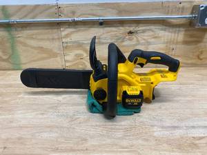 lot 85 image: DEWALT 12 in. 20V MAX Lithium-Ion Cordless Brushless Chainsaw (Tool Only)