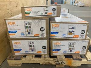 lot 98 image: HDX Lot of 5-  Various Shelving Units