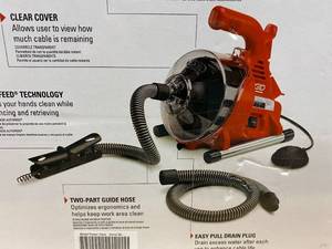 lot 103 image: RIDGID PowerClear Drain Cleaner