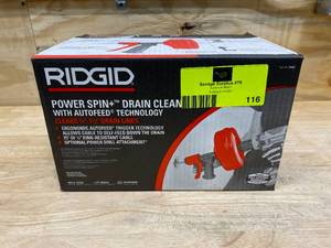 lot 116 image: RIDGID PowerSpin Plus