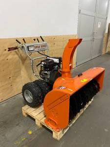 lot 7 image: SNOW BEAST 45 in. Commercial 420 cc Electric Start 2-Stage Gas Snow Blower with Headlight, Bonus Drift Cutters and Clean-Out Tool