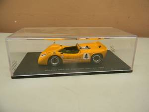143 SCALE DIECAST McLAREN M6A  N0. 4  CHAMPION CAN-AM 1967 BRUCE McLAREN S1110 - NEW - IN CASE - SEE PICTURES