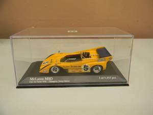 143 SCALE DIECAST McLAREN M8D  N0. 5  CAN-AM SERIES CHAMPION 1970 DENNY HULME - 1 OF 5,555 pcs - NEW - IN CASE - SEE PICTURES