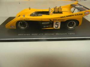 143 SCALE DIECAST McLAREN M20  N0. 5  WINNER MOSPORT 1972 D. HULME - S1115 - NEW - IN CASE - SEE PICTURES