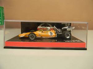 143 SCALE DIECAST McLAREN FORD M19 N0. 9 D. HULME MONACO GP 1971 - NEW - IN CASE - SEE PICTURES