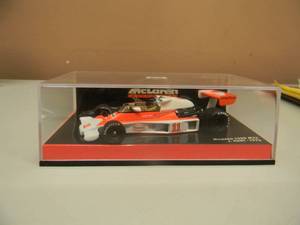 143 SCALE DIECAST McLAREN FORD M23 N0. 11 J. HUNT 1976 - NEW - IN CASE - SEE PICTURES