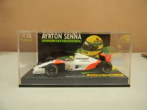 143 SCALE DIECAST McLAREN HONDA MP 4-6 N0.1 GERMAN GP 1991 WORLD CHAMPIOM - AWESOME PIECE - NEW - IN CASE - SEE PICTURES