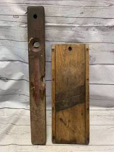 Antique Cabbage Sauerkraut Cutter & Vintage Level�