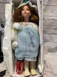 Duck House Heirloom Porcelain Doll�