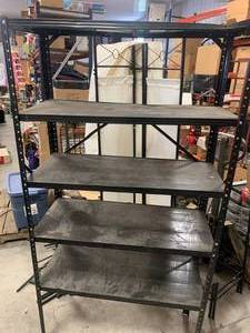 Five Shelf Metal Shelving Unit 36� x 70��