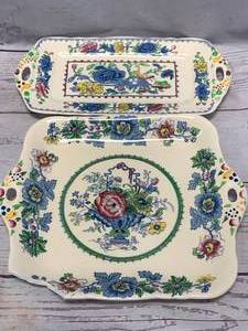 Antique Mason�s Ironstone Plate & Platter��