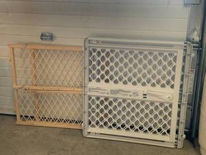 Lot of Two Adjustable Pet Gates�