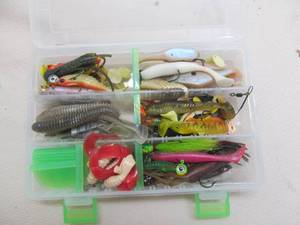 lot 19 image: tackle organizer, bait