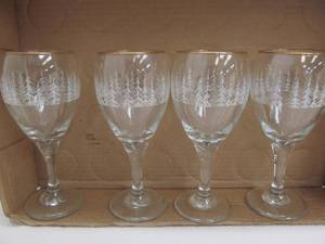 lot 70 image: stemmed glasses