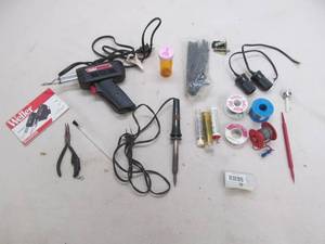 lot 168 image: soldering tools