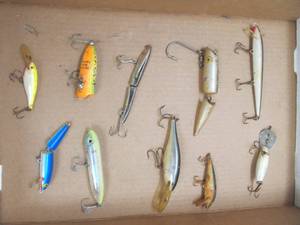 lot 241 image: vintage lures