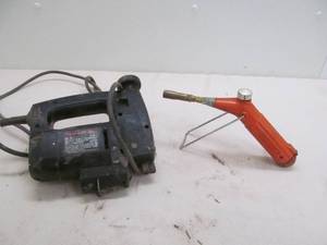 lot 256 image: jig saw, torch